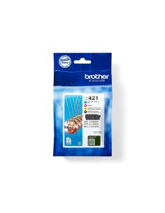 Ink-Jet Brother Lc421Val Dcp-J1050Dw / Dcp-J1140Dw / Mfc-J10 Pack 4 Colores 200 Paginas 2
