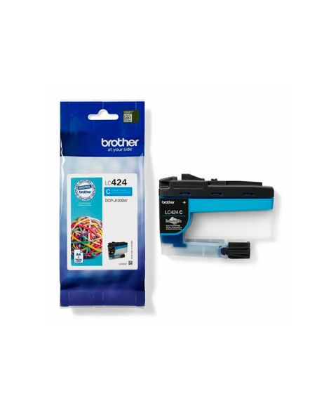 Ink-Jet Brother Lc424C Dcp-1200W Cian 750 Paginas