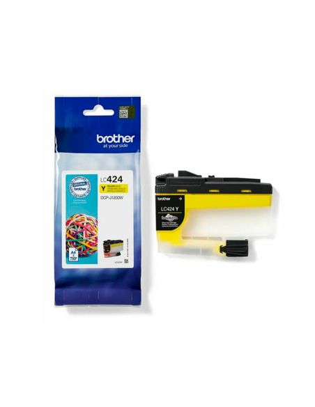 Ink-Jet Brother Lc424Y Dcp-1200W Amarillo 750 Paginas