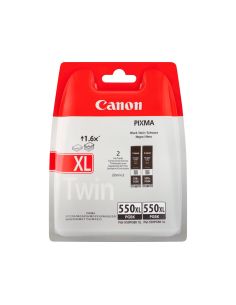 Ink-Jet Canon Pgi-550Xl Pixma Mg5450/5550/6350/7150 Negro Pack De 2 Unidades