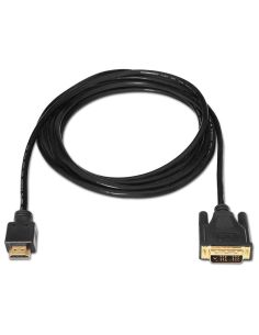 Cable Aisens Dvi A Hdmi Dvi18+1/M-Hdmi A/M Full Hd Color Negro Longitud 1,8 M 2