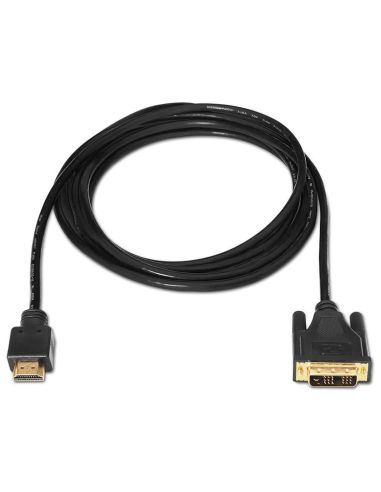 Cable Aisens Dvi A Hdmi Dvi18+1/M-Hdmi A/M Full Hd Color Negro Longitud 1,8 M