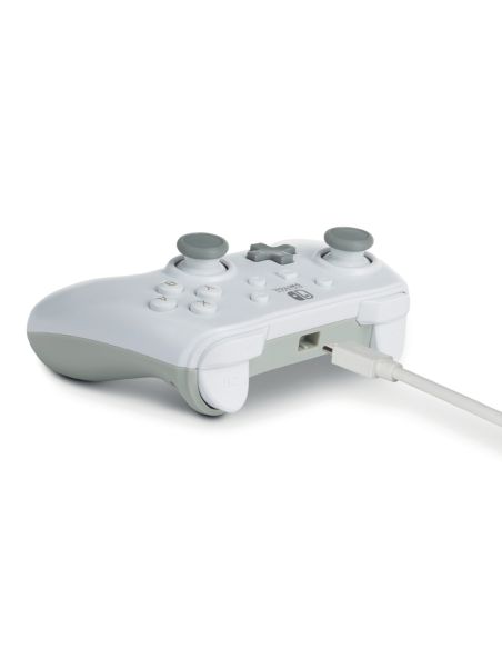 Mando Power A Con Cable Para Nintendo Switch Blanco