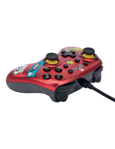 Mando Power A Con Cable Nano Para Nintendo Switch Mario Kart Racer Red