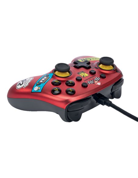 Mando Power A Con Cable Nano Para Nintendo Switch Mario Kart Racer Red