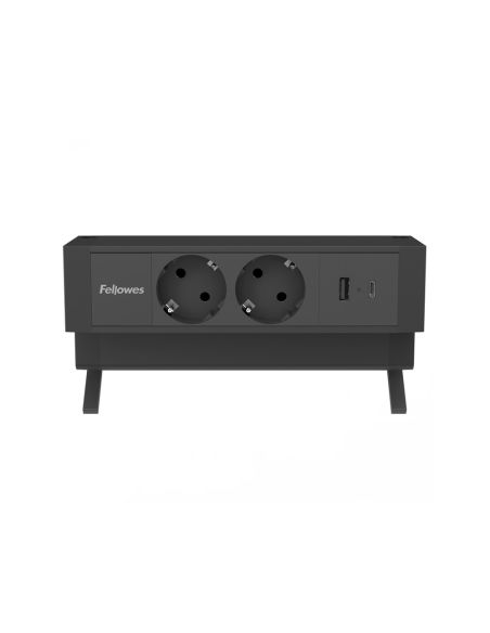 Regleta Fellowes Sobremesa 2 Tomas Corriente + 1 Usb-A + 1 Usb-C
