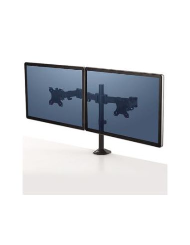 Brazo Para Monitor Fellowes Serie Reflex Ajustable Altura 2 Pantallas Normativa Vesa