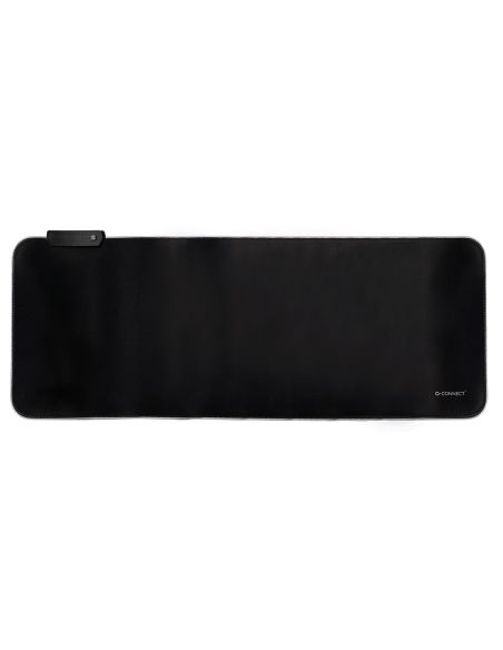 Alfombrilla Para Raton Q-Connect Xxl Iluminacion Led Conexion Usb Color Negro 800X300X4 Mm