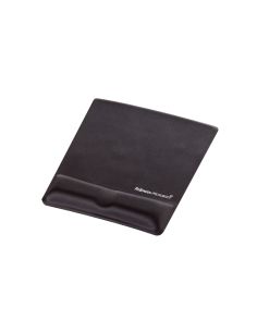 Alfombrilla Para Raton Fellowes Canal Health-V Negra Con Reposamuñecas De Gel 222X209,6X251 Mm