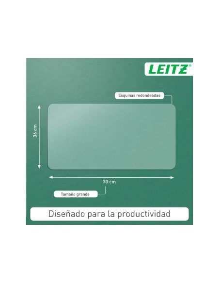 Alfombrilla De Sobremesa Leitz 70X36 Cm Transparente