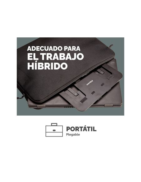Soporte Para Portatil Fellowes Aluminia Plegable Negro 315X230X20 Mm