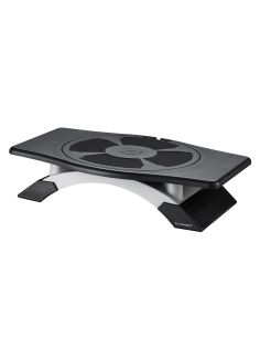 Soporte Q-Connect Para Monitor Con Plataforma Giratoria Ajustable Dos Alturas 411X287X99 Mm