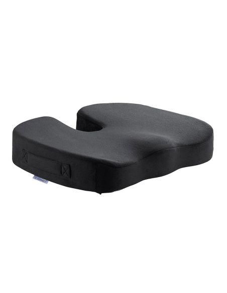 Cojin De Asiento Q-Connect De Espuma Viscoelastica Color Negro 460X370X75 Mm
