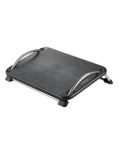 Reposapies Plastico Q-Connect Antideslizante Con Barras De Acero 434X330X105 Mm
