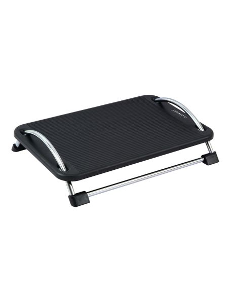 Reposapies Plastico Q-Connect Antideslizante Con Barras De Acero 434X330X105 Mm