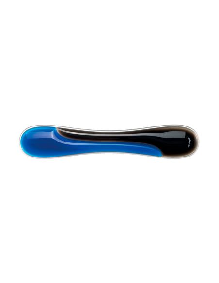 Reposamuñecas Kensington Duo Gel Para Teclado Slim Color Negro/Azul 490X95X18 Mm
