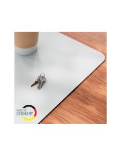 Alfombrilla De Escritorio Leitz Piel Reciclada Color Gris Claro 700X360 Mm 2