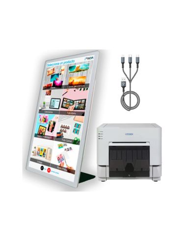 Kiosko Fotografico Creative All In One 24" + Software I Kiosk Standard + Impresora Fotografica Citizen Cy-02