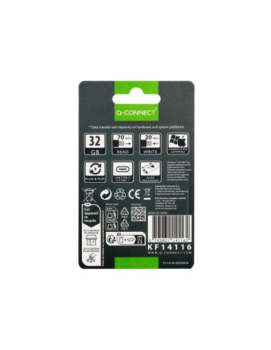Memoria Usb Q-Connect Flash Drive 32 Gb 3.2 Tipo C