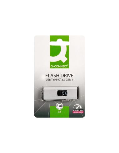 Memoria Usb Q-Connect Flash Drive 128 Gb 3.2 Tipo C
