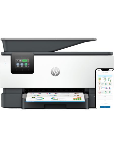 Equipo Multifuncion Hp Officejet Pro 9120B Inkjet A4 Wifi 20Ppm Negro 15Ppm Color Escaner Copia Impresora