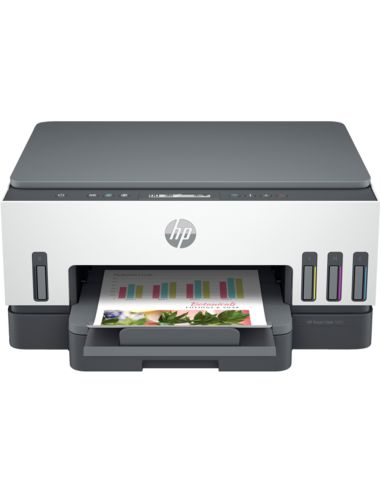 Equipo Multifuncion Hp Smart Tank 7005 Inkjet A4 Wifi 20Ppm Negro 16Ppm Color Escaner Copia Impresora Fax