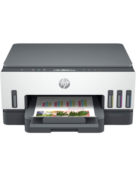 Equipo Multifuncion Hp Smart Tank 7005 Inkjet A4 Wifi 20Ppm Negro 16Ppm Color Escaner Copia Impresora Fax