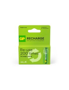 Pila Gp Recargable Aa 2100 Mah Blister De 4 Unidades