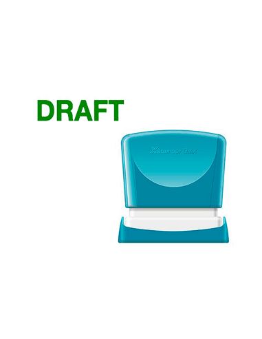 Sello X'Stamper Quix Personalizable Color Verde Medidas 11X40 Mm Q-10