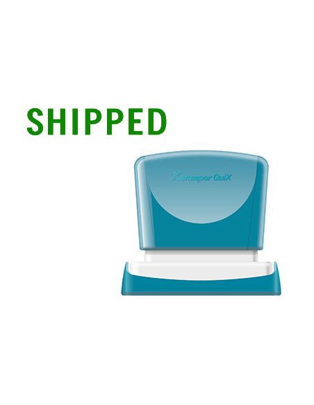 Sello X'Stamper Quix Personalizable Color Verde Medidas 13X49 Mm Q-13