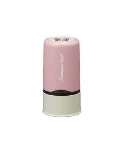 Sello X Stamper Quix Nombre Personalizable Color Rosa 13 Mm Qn32