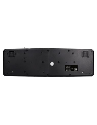 Teclado Q-Connect Con Cable 1,35 Mt Color Negro