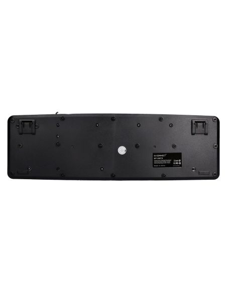 Teclado Q-Connect Con Cable 1,35 Mt Color Negro