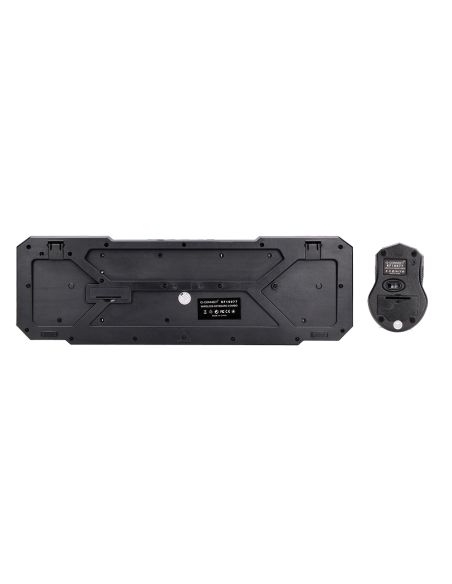 Set Teclado Y Raton Q-Connect Inalambrico Compatible Windows Color Negro