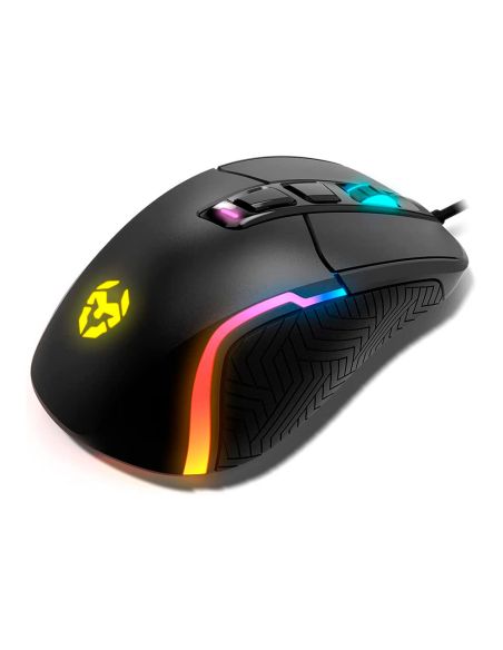 Raton Krom Kick Gaming Rgb Optico 800-6200 Dpi 7 Botones Iluminacion Led Rgb Rainbow
