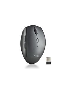 Raton Ngs Bee 800/1200/1600 Dpi Inalambrico 5 Botones Receptor Usb-A 2,4 Ghz Color Negro