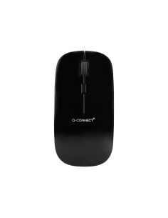 Raton Q-Connect Optico Inalambrico Silencioso Dpi 800/1200/1600 Pilas Aaa Negro 2
