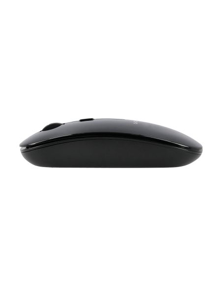 Raton Q-Connect Optico Inalambrico Silencioso Dpi 800/1200/1600 Pilas Aaa Negro