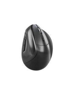 Raton Q-Connect Optico Inalambrico Ergonomico Vertical Dpi 800/1200/1600 Bateria Recargable Negro 2