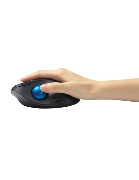Raton Kensington Optico Trackball Tb450 Pro Fit Ergo 1600 Dpi Inalambrico Color Negro/Azul