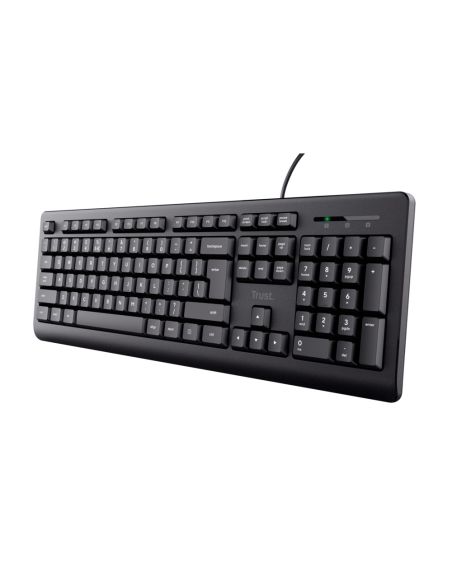 Teclado Trust Tk-150 Usb 2.0 Con Cable Longitud 180 Cm Color Negro