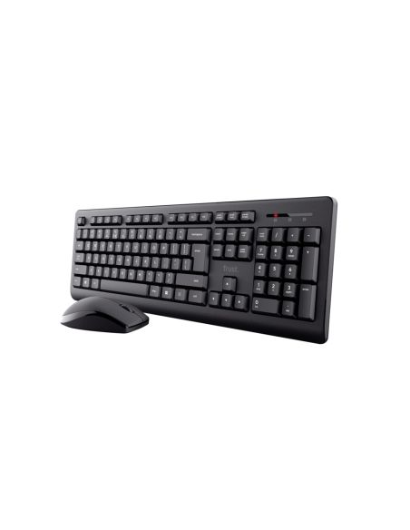 Set Teclado + Raton Trust Primo Inalambrico Usb 2.0 Color Negro
