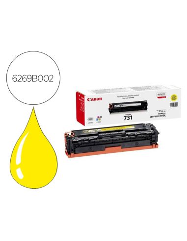 Toner Canon 731 Lbp7100Cn / Lbp7100Cw / Mf623Cn / Mf628Cw / Mf8230Cn/ Mf8280Cw Amarillo 1500Pag