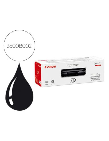 Toner Canon 728 I-Sensys Mf4410 / 4450D / 4580Dn / L150 Negro 2.100 Pag