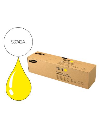 Toner Hp Samsung Clx-9201Na / Clx-9251Na / Clx-9301Na Amarillo Clty809S/Els