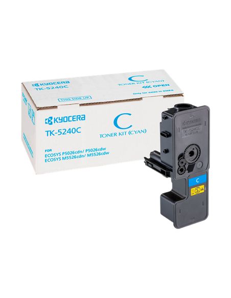 Toner Kyocera Tk-5240C Mita M5526Cdn Cian 3.000 P Ginas