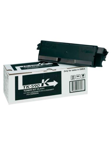 Toner Kyocera Tk590K Fs-C2026Mfp/2126Mfp/5250Dn Negro 7000 Paginas