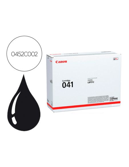 Toner Canon 041 Crg041Bk Lbp312 Lbp310 Negro
