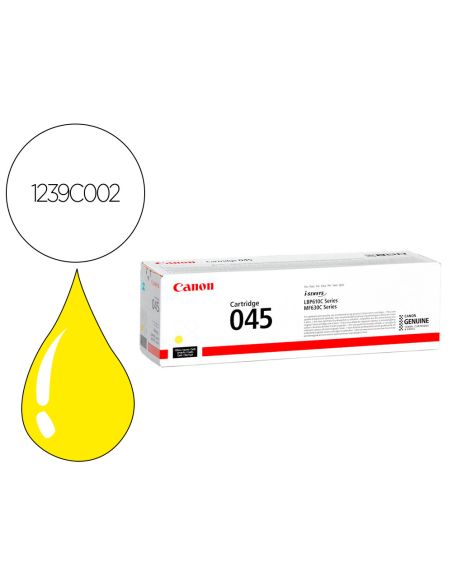 Toner Canon 045Y Mf631 Mf633 Mf635 Amarillo