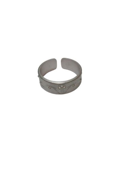 Anillo Rosario Rodio Mate